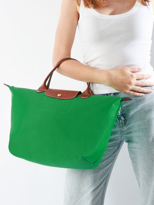 Longchamp Le pliage original Handtas Groen